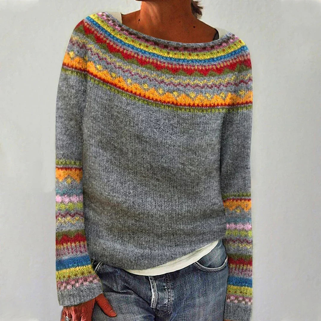 Charlotte - Vintage Scandinavian Knit Sweater