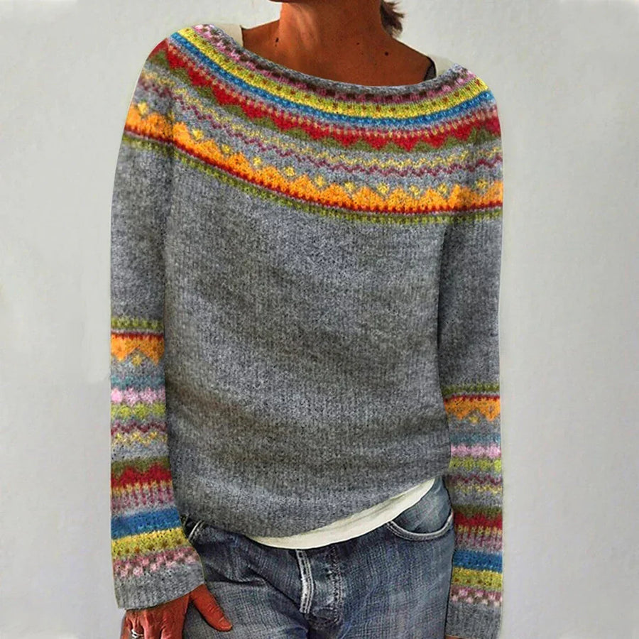Charlotte - Vintage Scandinavian Knit Sweater