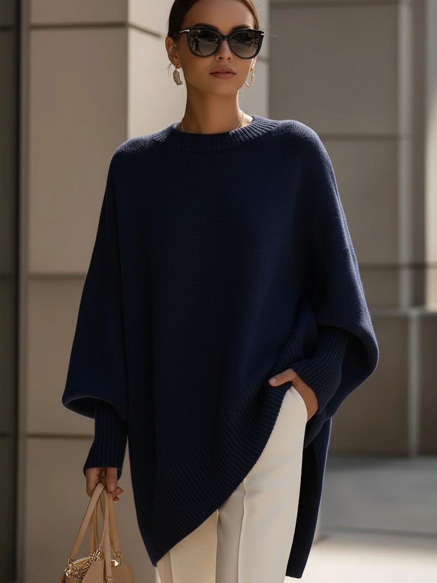 Serena™ | Chic Asymmetrical Hem Sweater