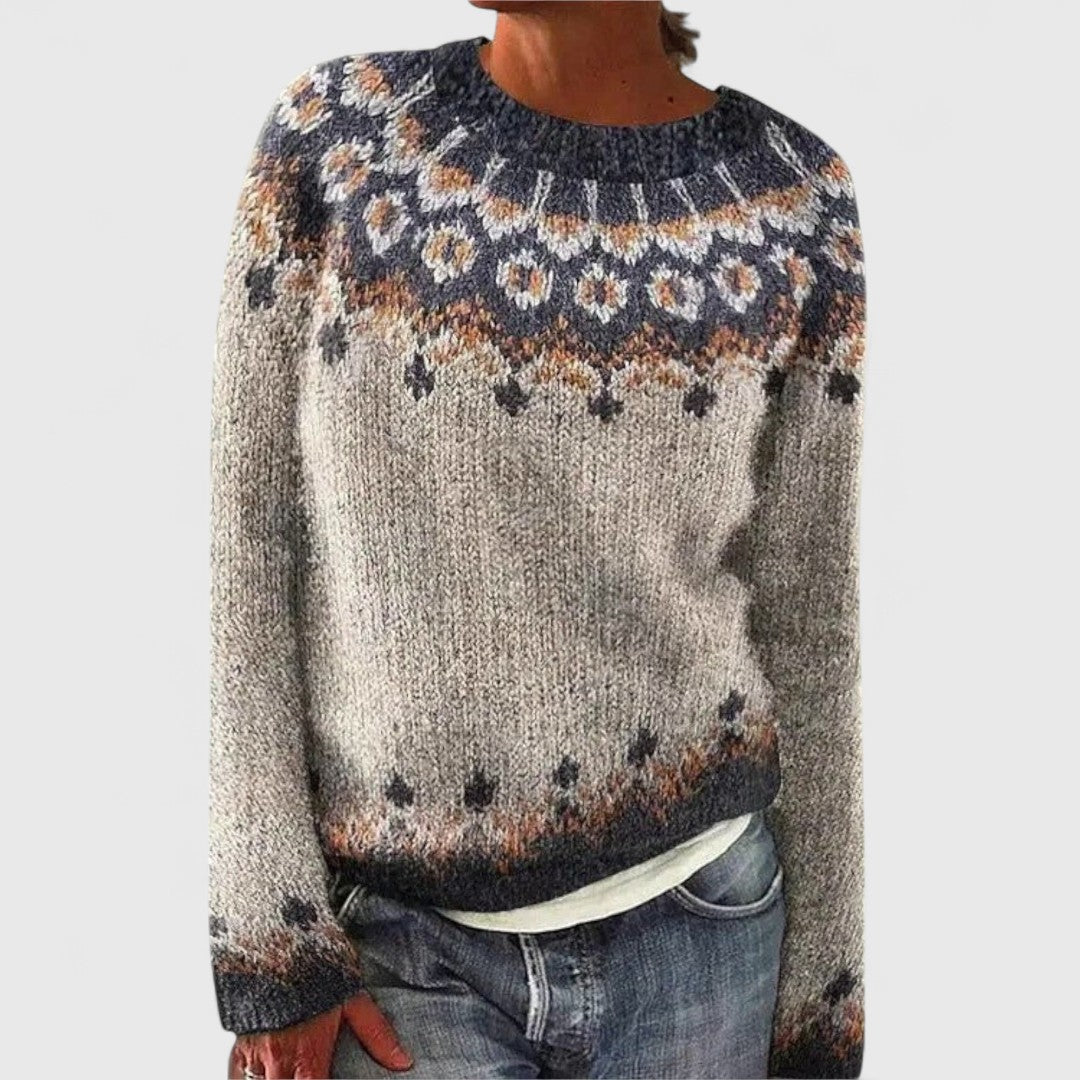 Brenda - Vintage Scandinavian Knit Sweater