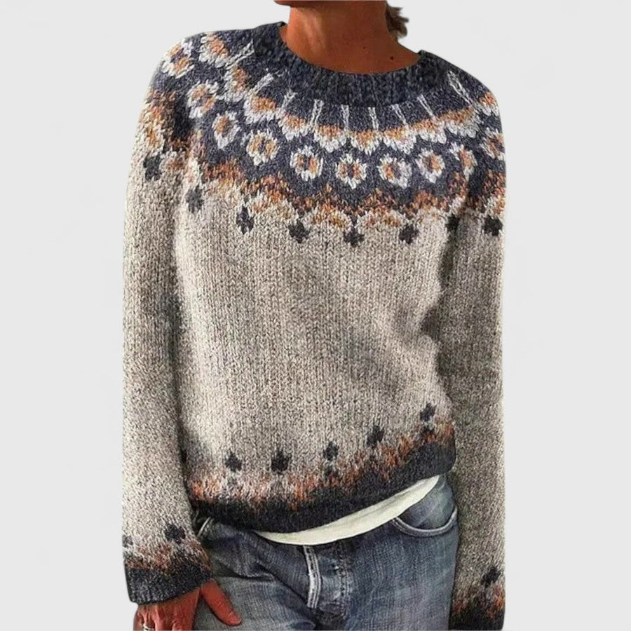 Brenda - Vintage Scandinavian Knit Sweater