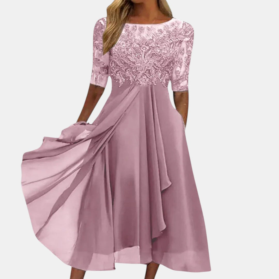 Rhodé | Chic Lace Elegance Dress