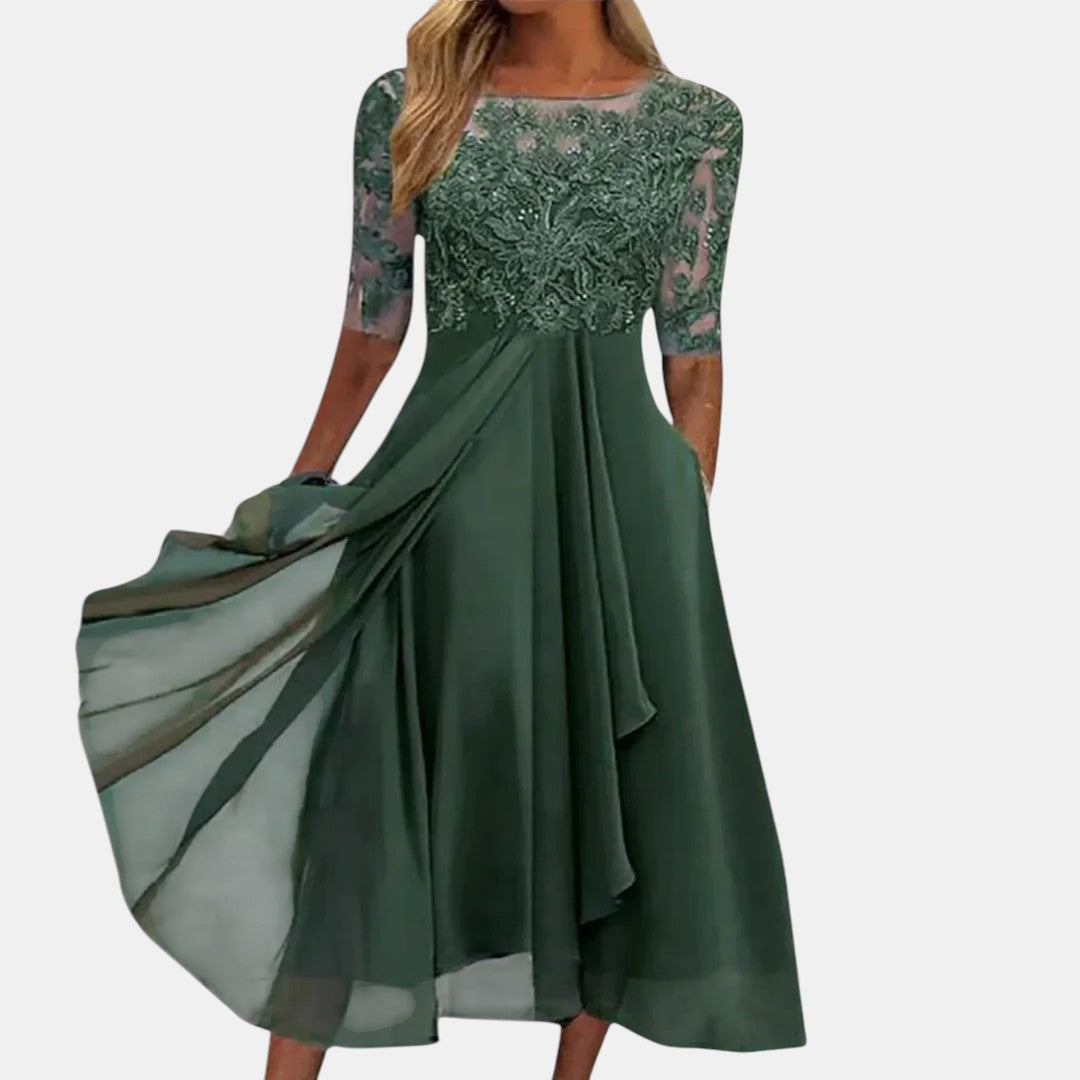 Rhodé | Chic Lace Elegance Dress
