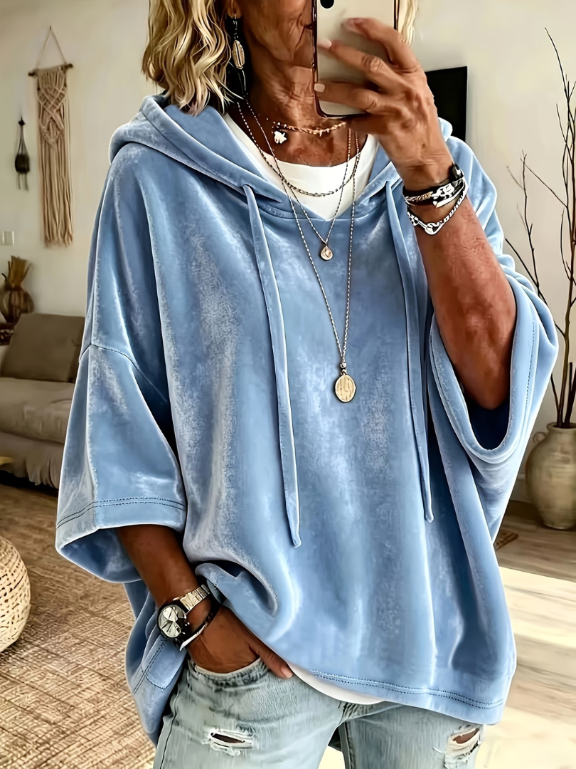 Luana | Extra-Large Hoodie Poncho