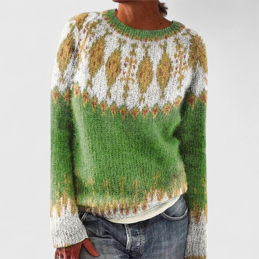 Linda - Vintage Scandinavian Knit Sweater