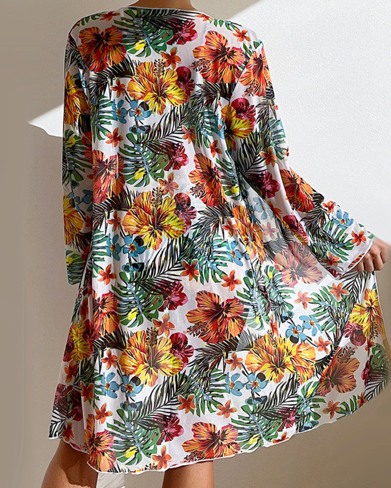Glenda - Floral Skirted Bikini
