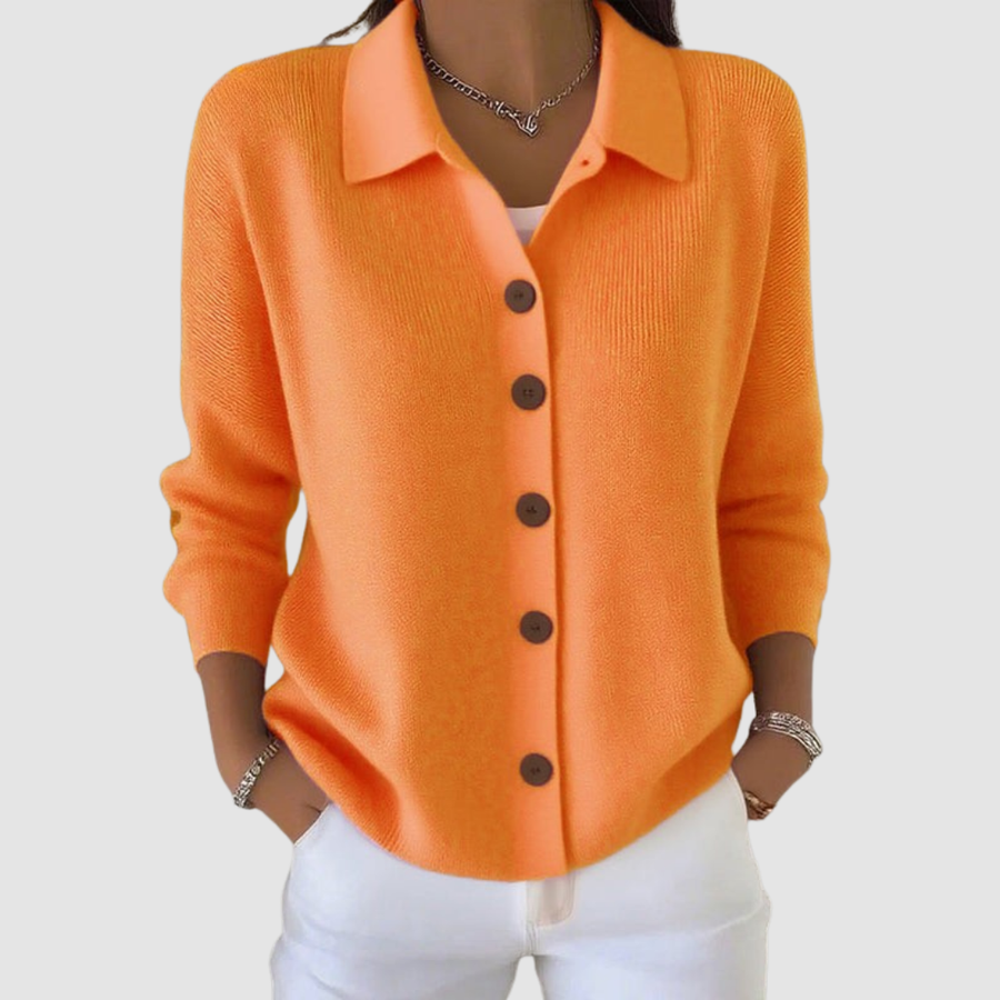 Riah™ Knit Cardigan with Button-Up Design