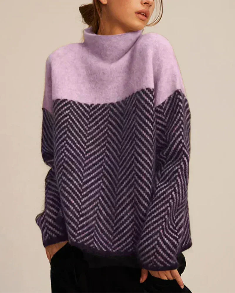 Clarisse - Cozy Cotton Turtleneck Knit