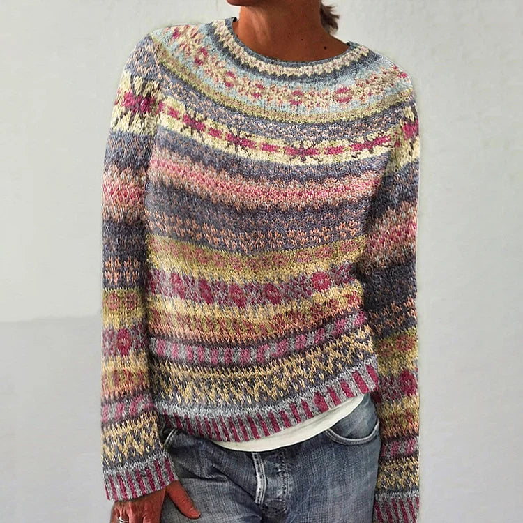 Loretta - Vintage Scandinavian Knit Sweater