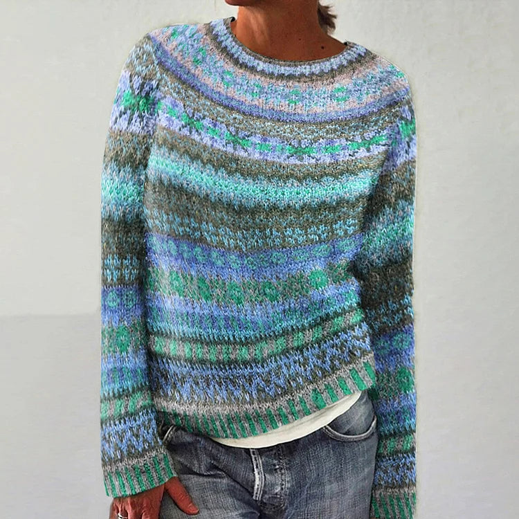 Diane - Vintage Scandinavian Knit Sweater