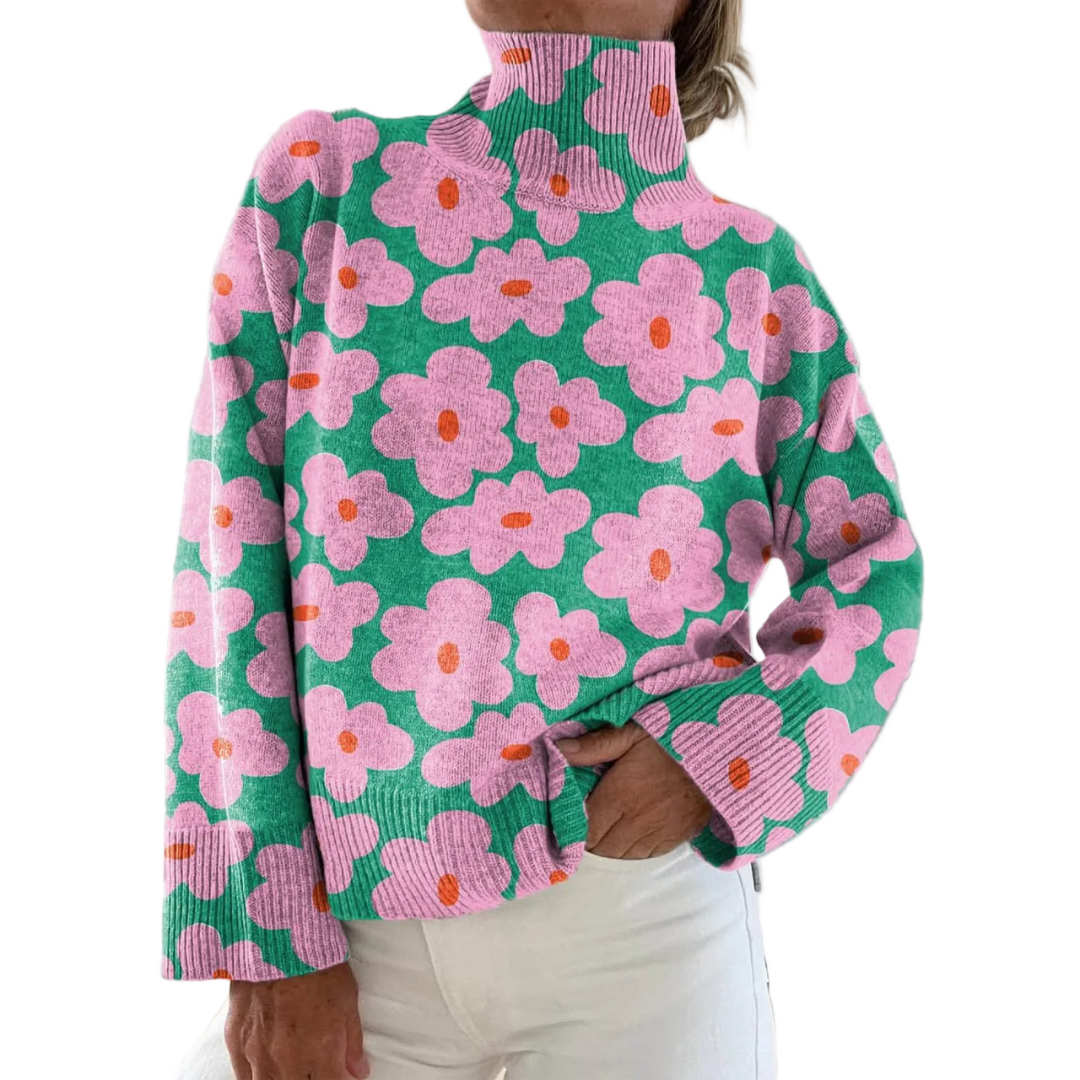 Valerie - Blooming Knit Sweater