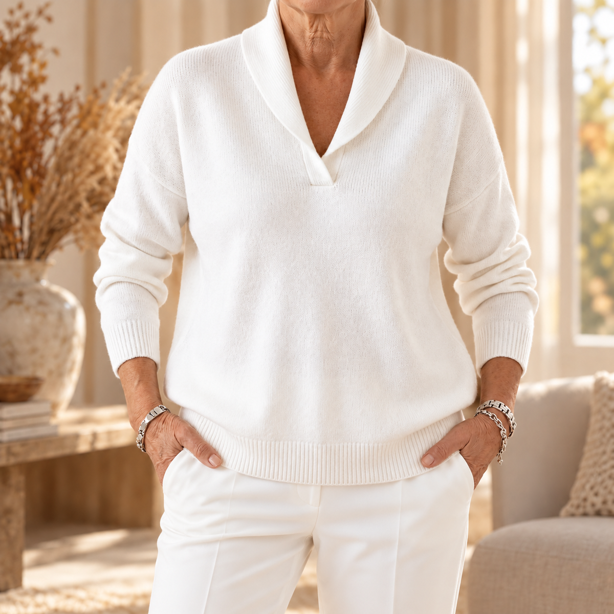 Clarissa | The Comfort-Fit V-Neck Sweater