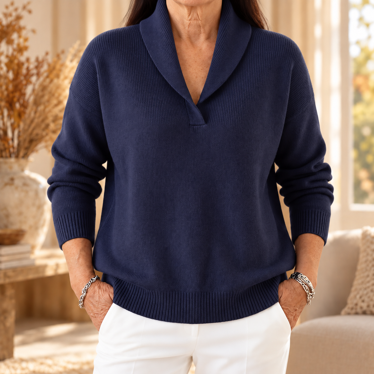 Clarissa | The Comfort-Fit V-Neck Sweater
