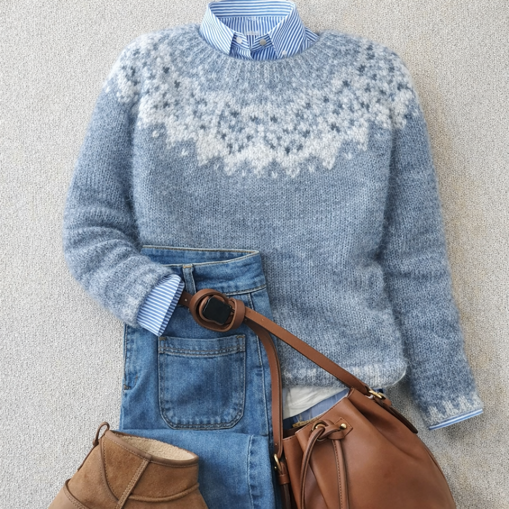 Sarah™ | Classic Nordic Knit Heritage Sweater