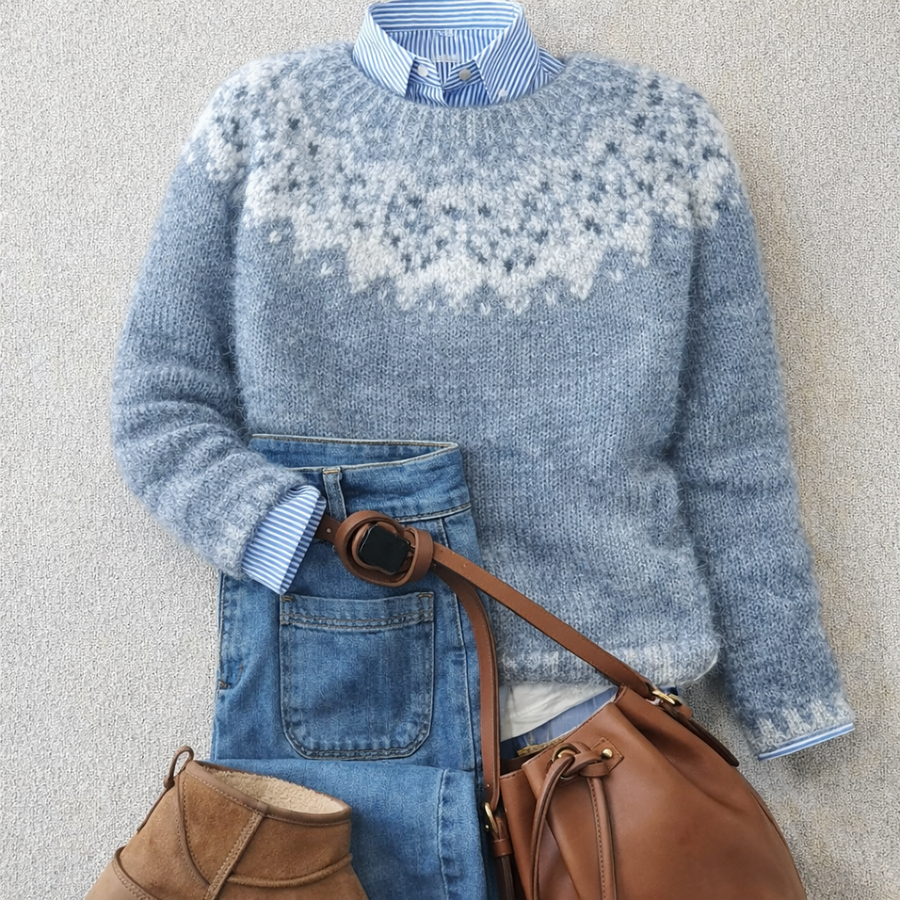 Sarah™ | Classic Nordic Knit Heritage Sweater