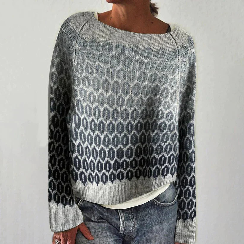 Sanya - Vintage Scandinavian Knit Sweater