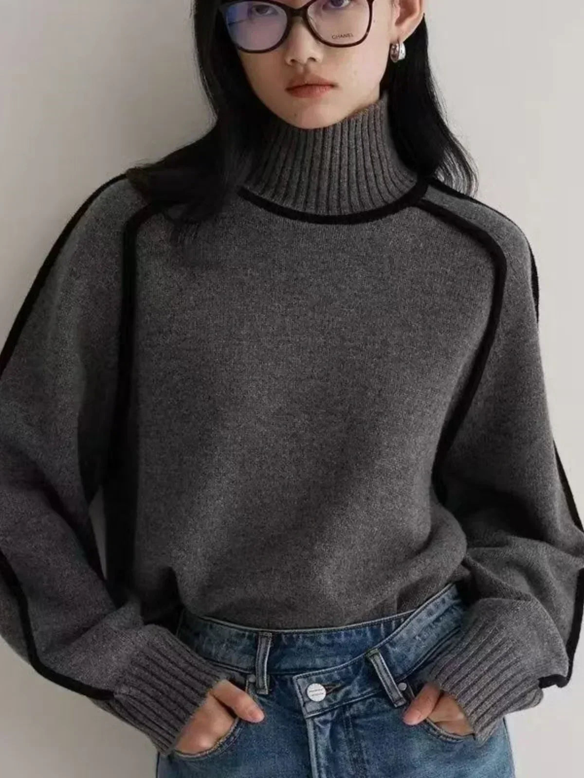 Seraphina - Chic Turtleneck Knitwear