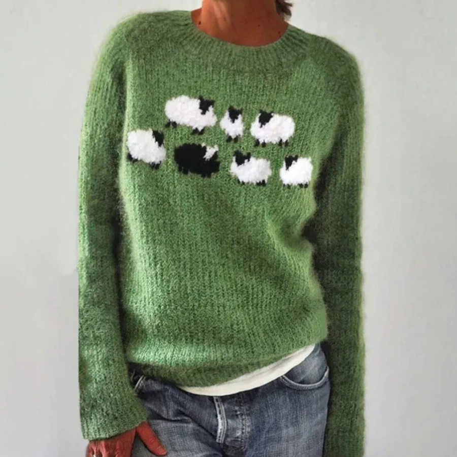 Stella - Vintage Scandinavian Knit Sweater