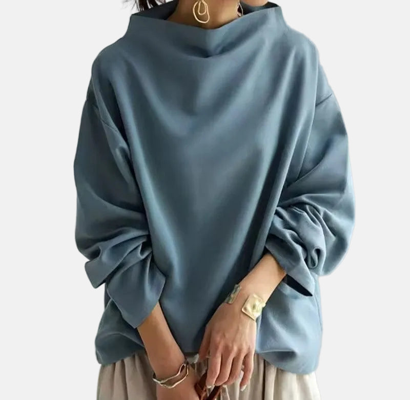 Isabella - Cozy High-Neck Knit Top