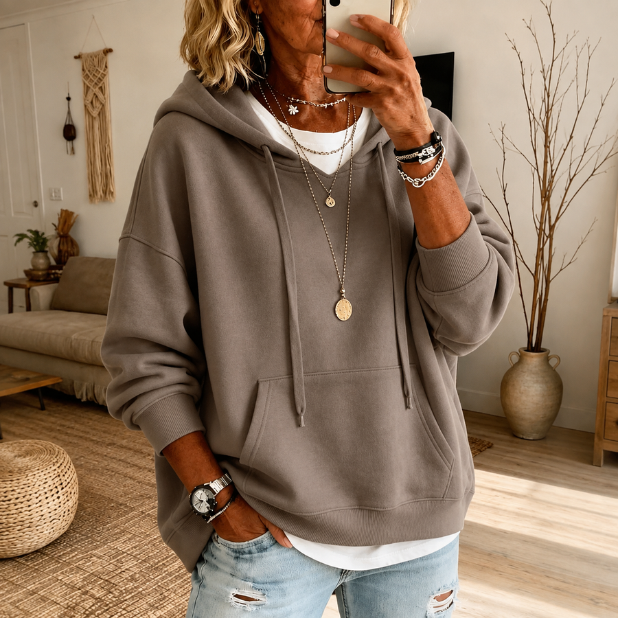 Ella Taupe Knit Sweater