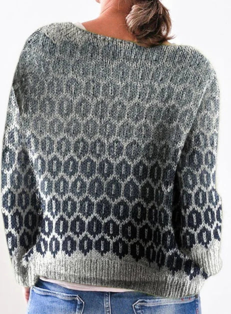 Sanya - Vintage Scandinavian Knit Sweater