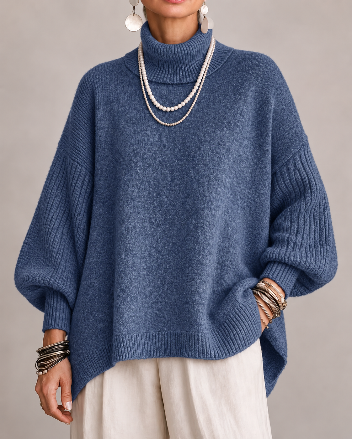 Kathleen | Stylish Turtleneck Knit Sweater