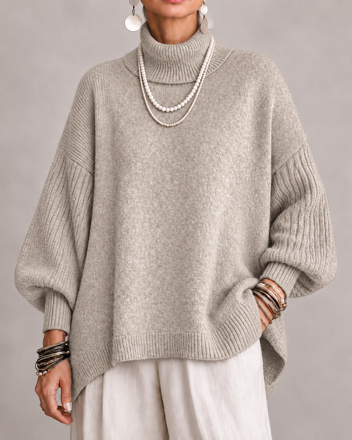 Kathleen | Stylish Turtleneck Knit Sweater