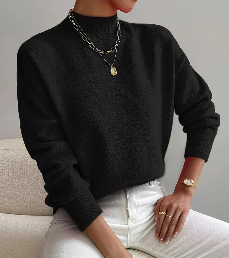Seraphine | Cozy Turtleneck Knit Sweater