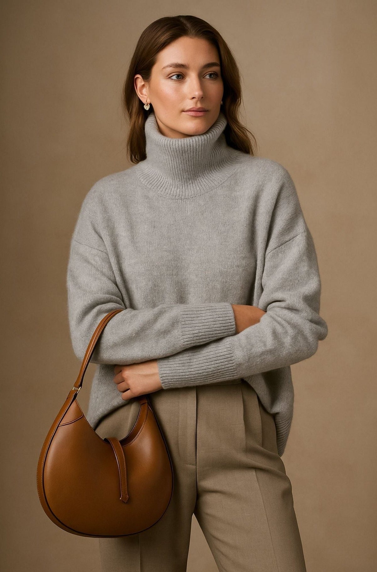 Macario | Women's Cashmere Turtleneck Knit