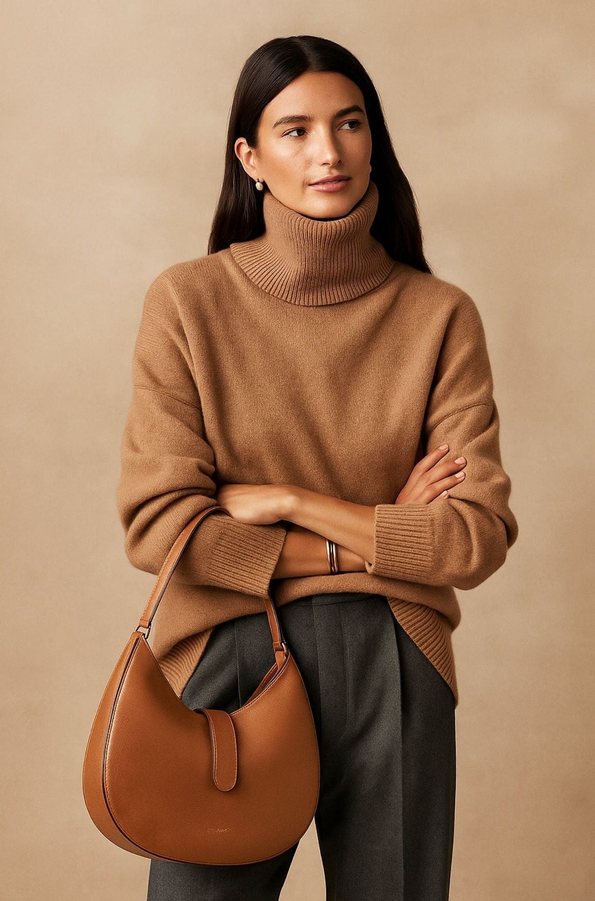 Macario | Women's Cashmere Turtleneck Knit