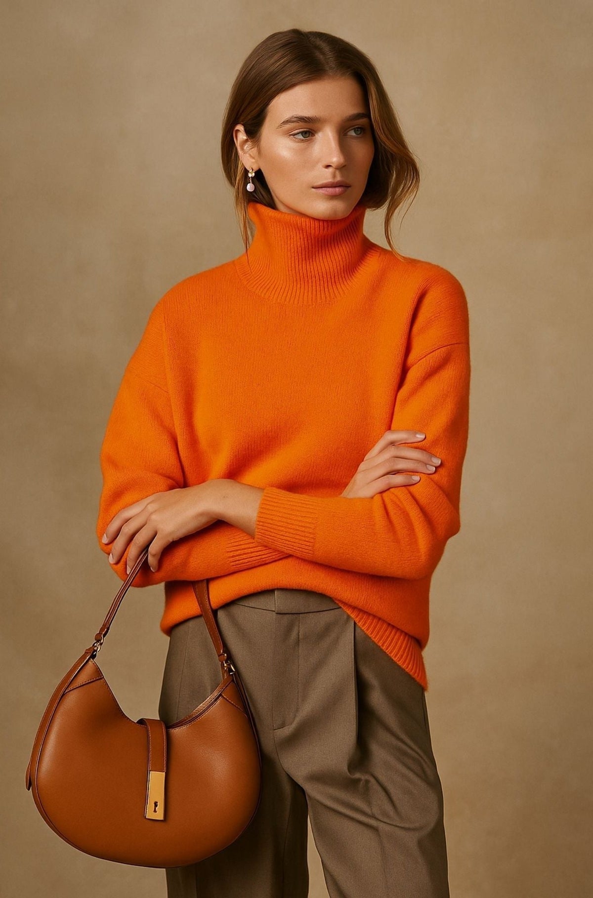 Macario | Women's Cashmere Turtleneck Knit