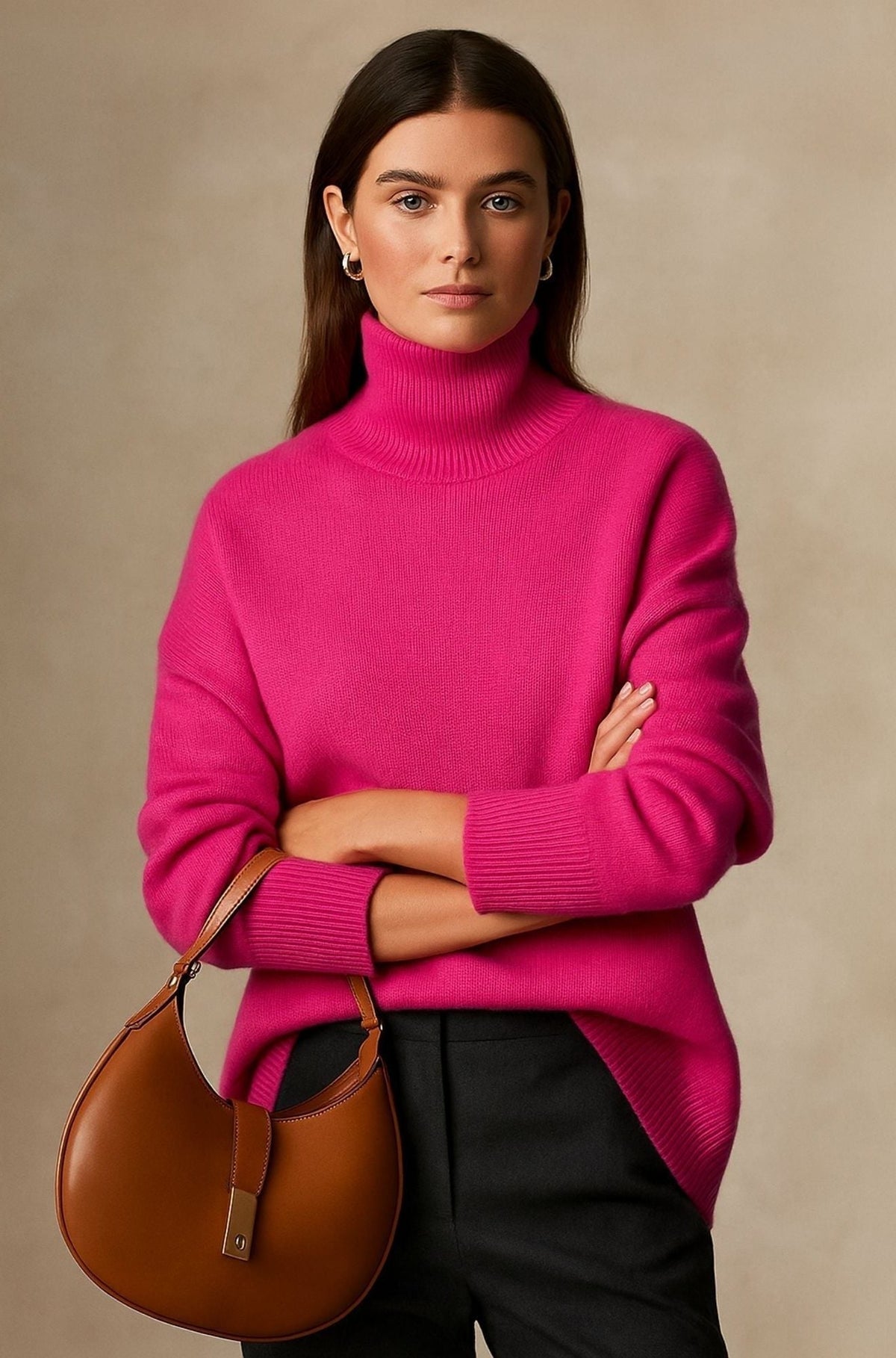 Macario | Women's Cashmere Turtleneck Knit