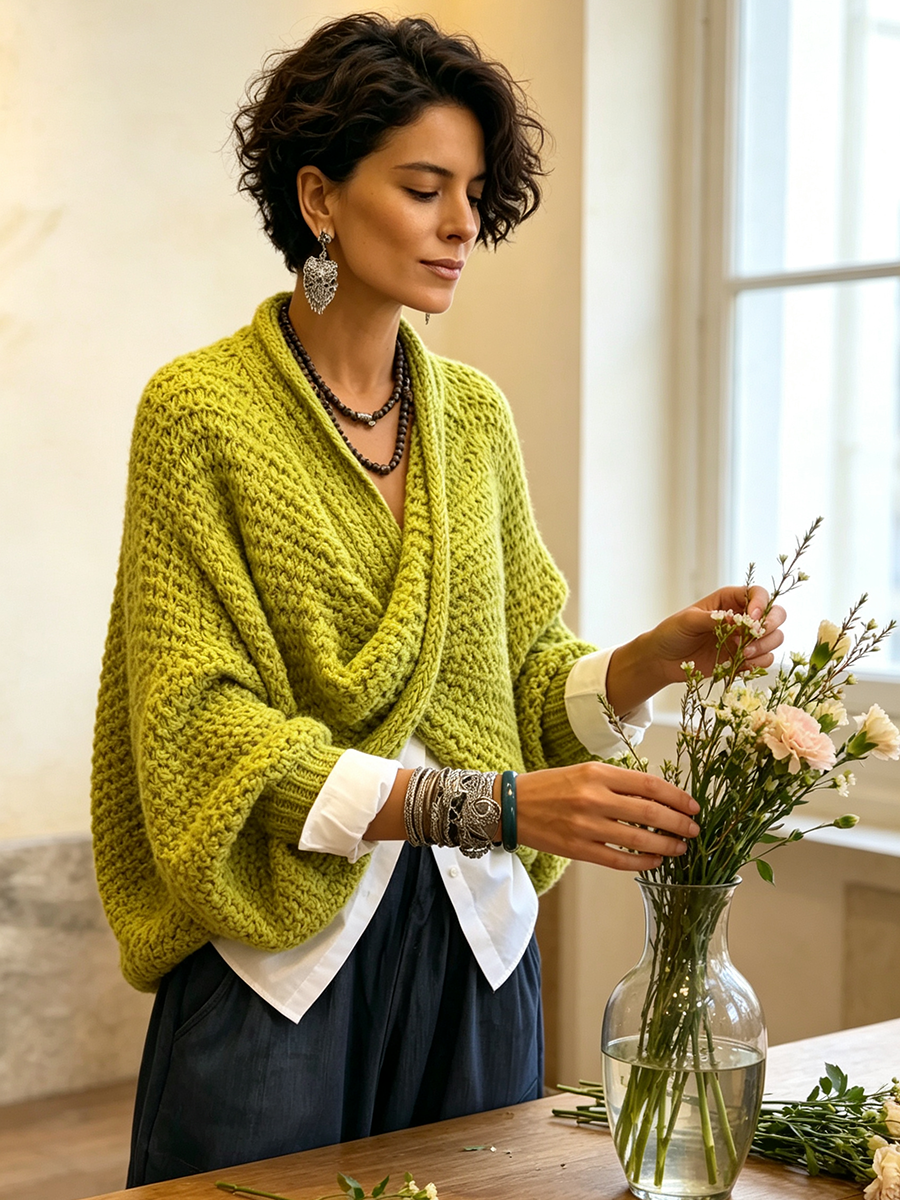 Lorelei™ Crossover Batwing Sweater