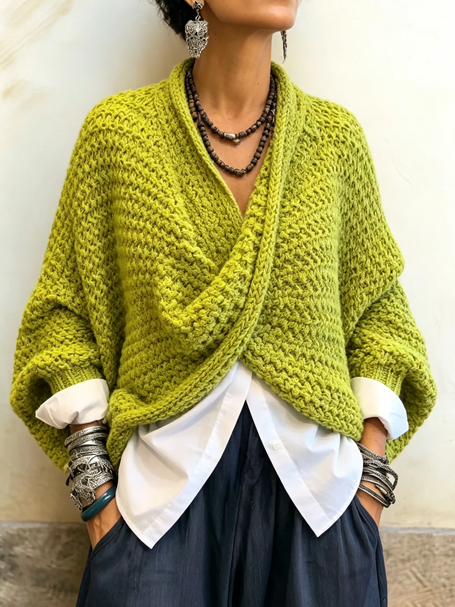 Lorelei™ Crossover Batwing Sweater