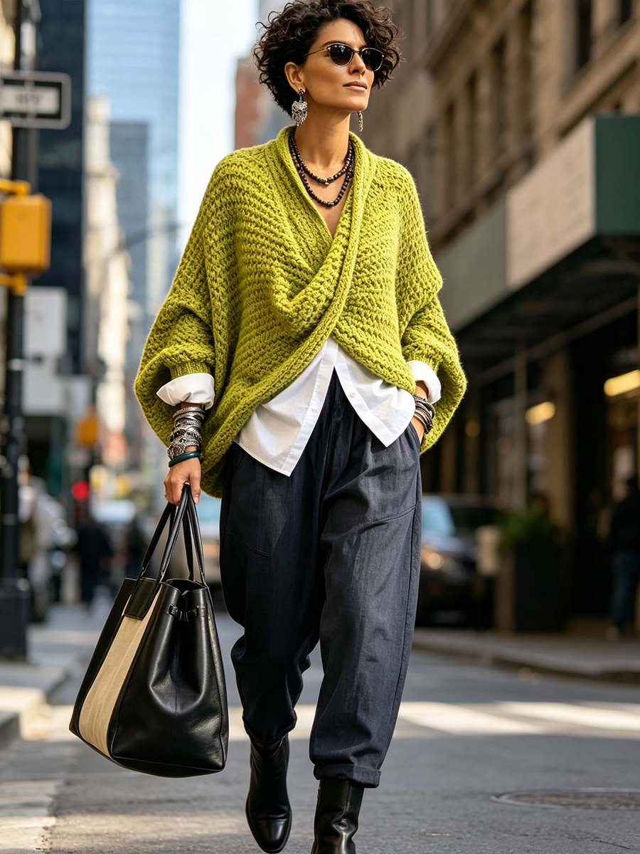 Lorelei™ Crossover Batwing Sweater