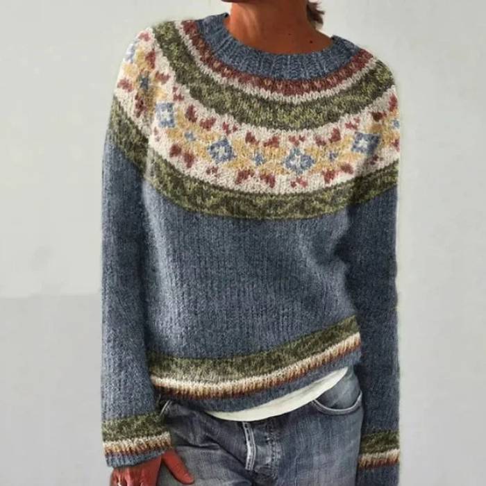 Hazel - Vintage Scandinavian Knit Sweater