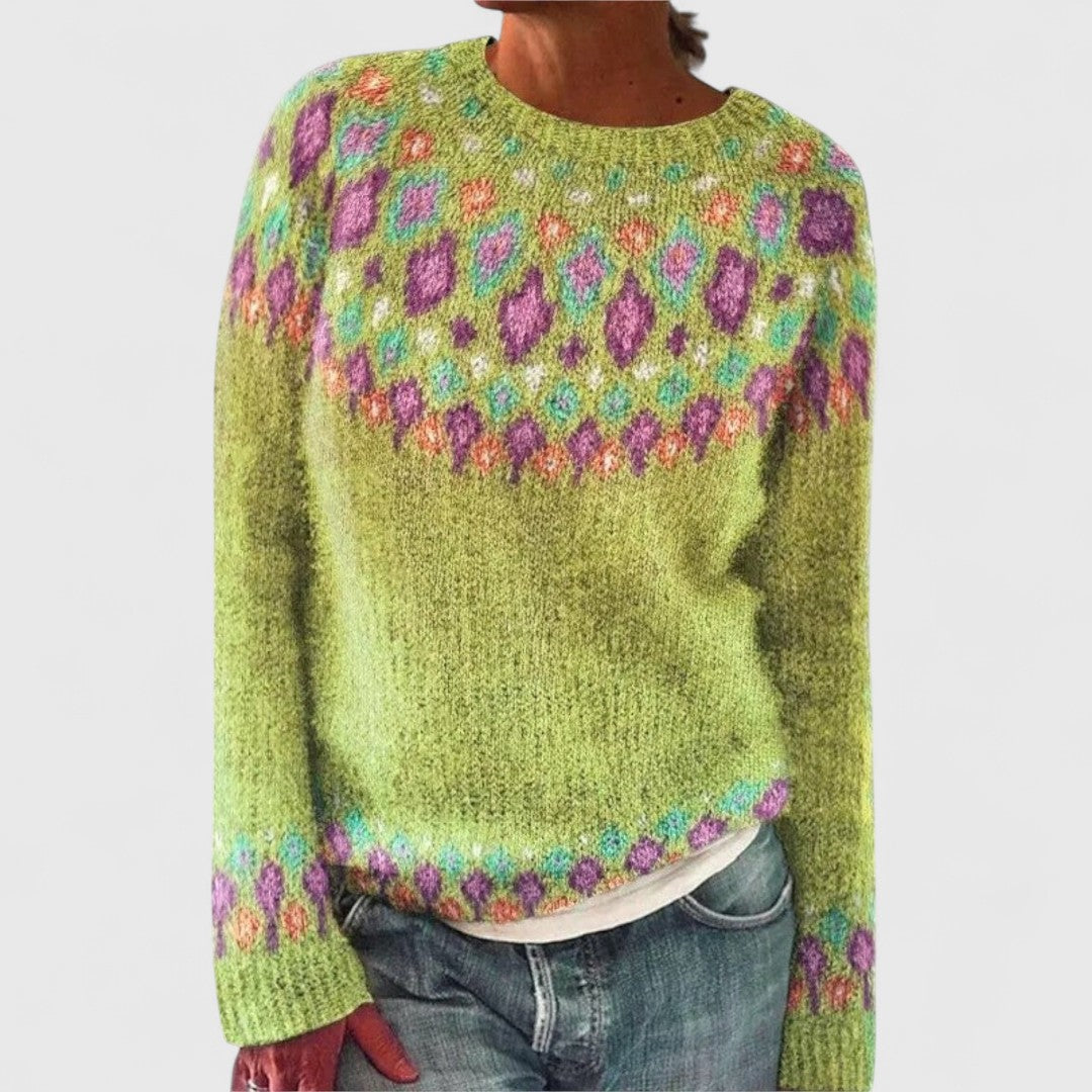 Cheryl - Vintage Scandinavian Knit Sweater