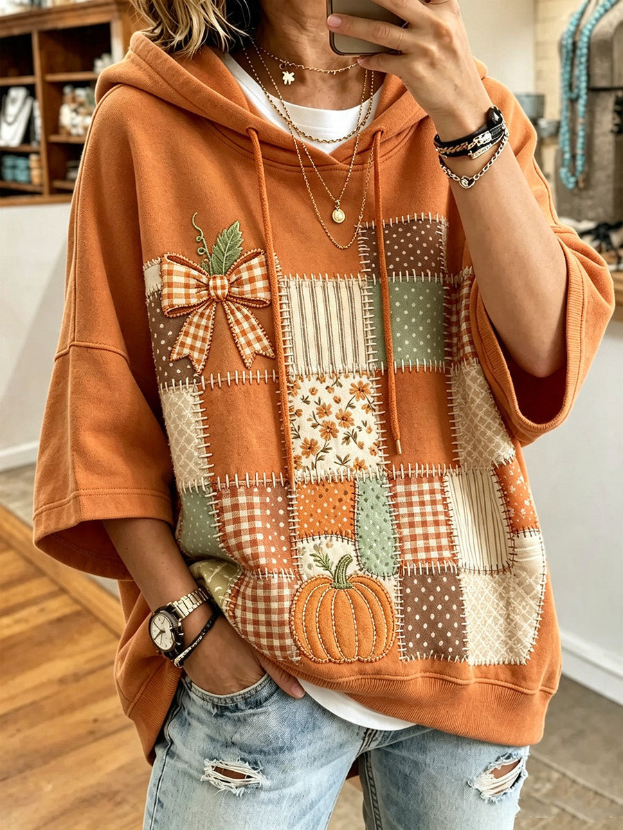 Larisa | Oversized Hoodie with Autumn Print
